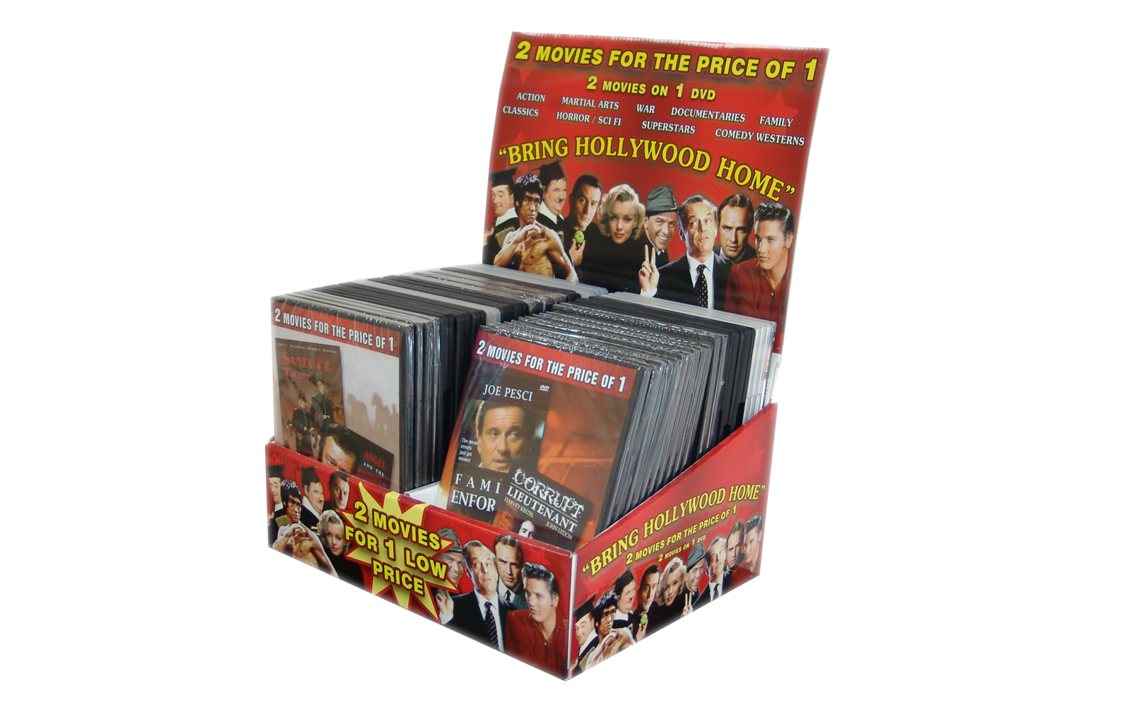 Point of Sale Counter for DVD Cases