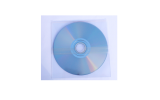 CD DVD in PVC Sleeve with 1 adhesive strip