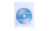 CD DVD in PVC Sleeve with 2 adhesive strip