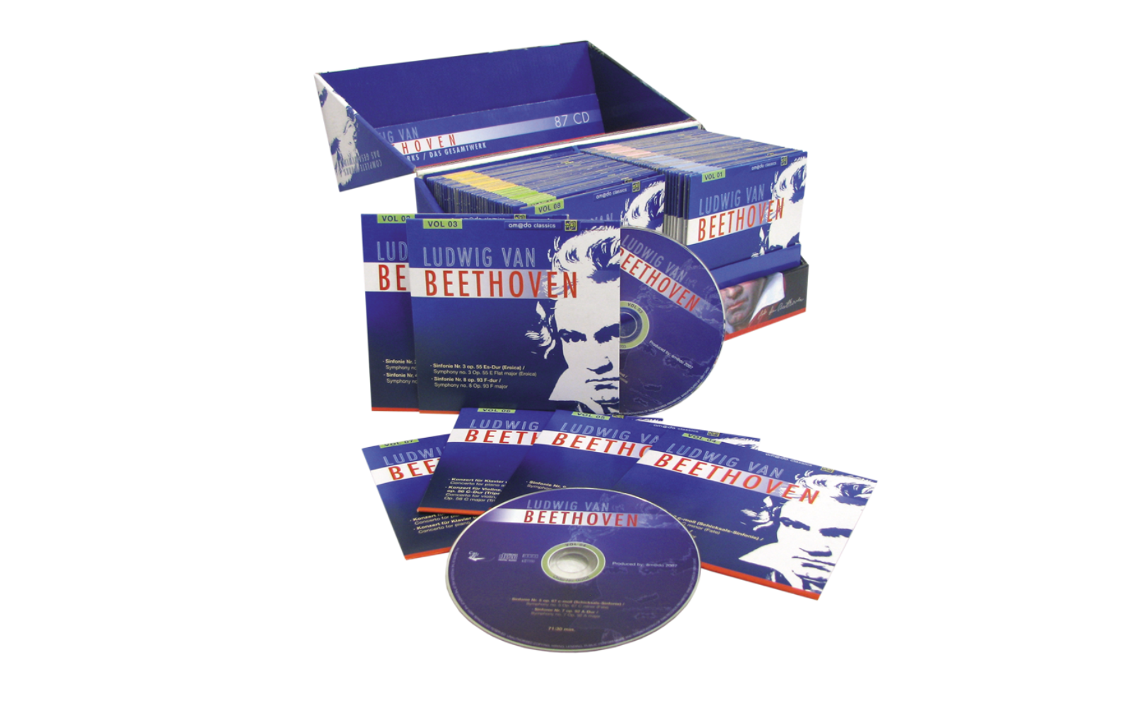 Point of Sale Counter for 87 CDs in Card Walet