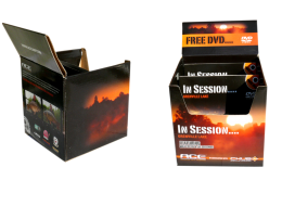 Counter CD DVD display